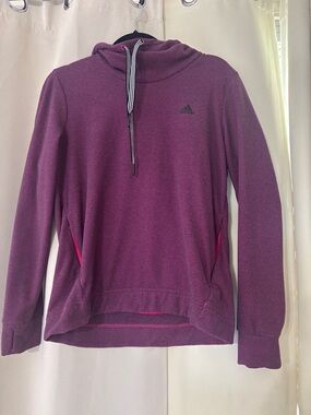 adidas Women's Plum Cowl Neck Pullover Sweater